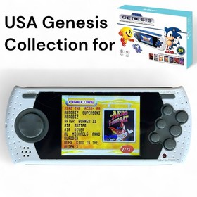Sega Genesis Ultimate Portable 2GB SD Card w/ USA Game Library + Cover Art Menu