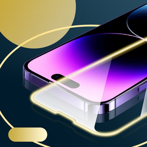 Tempered Glass Film Luminous Night For iPhone 15 14 13 12 11 Pro Max Screen Glow - Picture 15 of 16