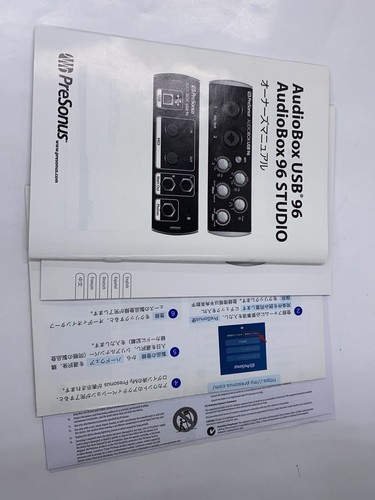 PreSonus AudioBox 96 USB Audio Recording Interface Artist Version - Picture 5 of 5