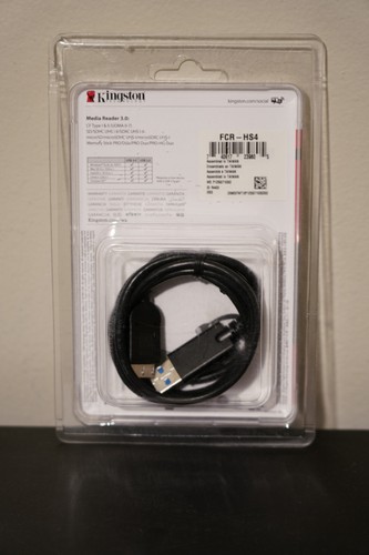 SEALED Kingston FCR-HS4 USB 3.0 Media Card Reader/Writer - Afbeelding 2 van 2