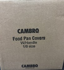 Cambro 60PPCH190 1/6 Size Translucent Handled Food Pan Cover (BOX OF 6)