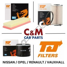 TJ FILTERS SERVICE KIT - AIR FUEL & OIL FILTERS fits RENAULT MEGANE (1997-2003)