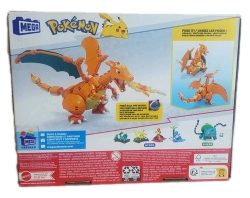 Mega Construx Pokemon Charizard Juego de 222 Piezas Bloques de Construcción - Imagen 2 de 2