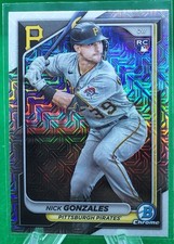 Nick Gonzales 2024 Bowman Mega Box Chrome Mojo RC Pirates 