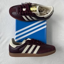 Adidas Samba OG Maroon Cream White Gold | UK 6 | New Damaged Box | Fast Ship