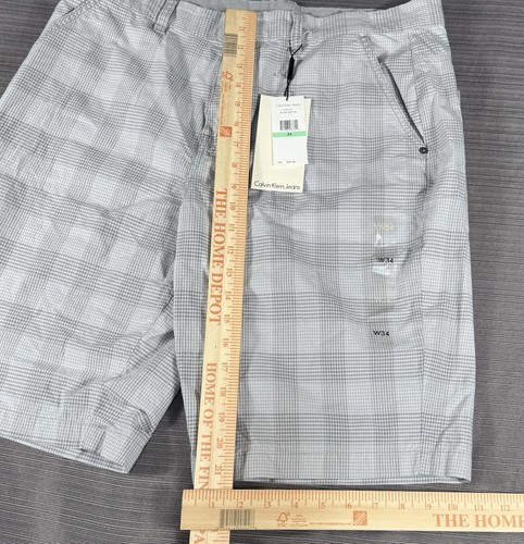 Calvin Klein Men’s 34 Chino Shorts NWT $59 MSRP Flat Front - Picture 4 of 4