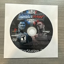 WWE SmackDown vs. Raw 2006 (Sony PlayStation 2) Disc Only Cleaned/Tested