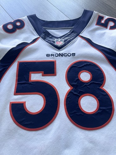 2016 Nike Authentic Away Denver Broncos Von Miller Jersey Size 48 - Picture 5 of 10