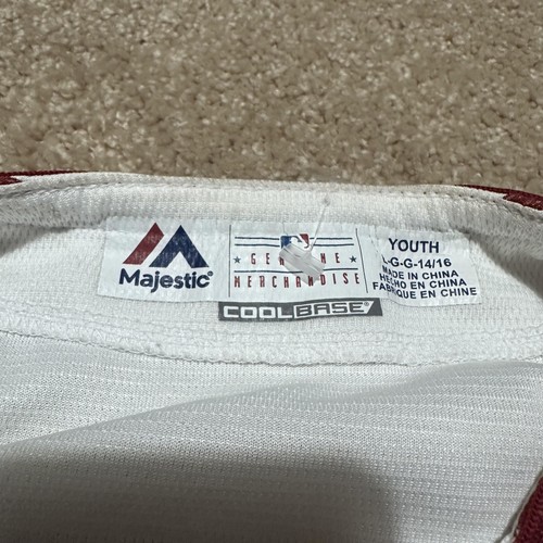 Arizona Diamondbacks Jersey Youth Large White MLB Baseball Greinke 21 Cool Base - Picture 4 of 9