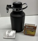 Growler Werks Ukeg Go Black Carbonated Craft Beverage Dispenser 64 Oz With Co2