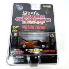 1998 Racing Champions 1:64 Die Cast #183 - 1970 Orange Plymouth Barracuda