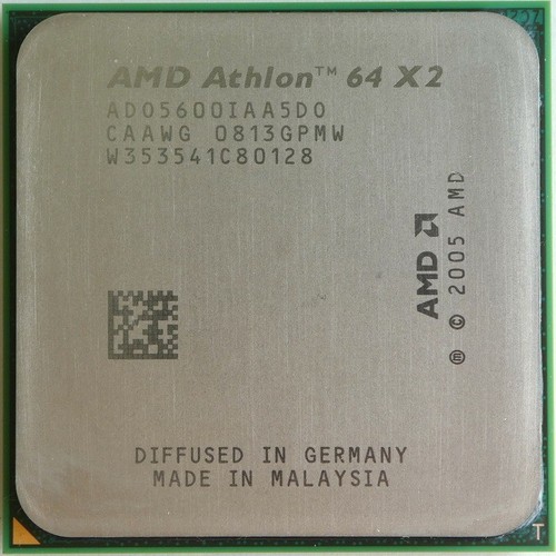 Processor Cpu Socket Am2 Ad05600Iaa5D0 Athlon 64 X2 5600+ Dual Core 2.60GHz - Picture 5 of 6