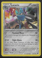 Lucario - 63/124 - Holo Rare - XY Fates Collide - Pokemon TCG-LP