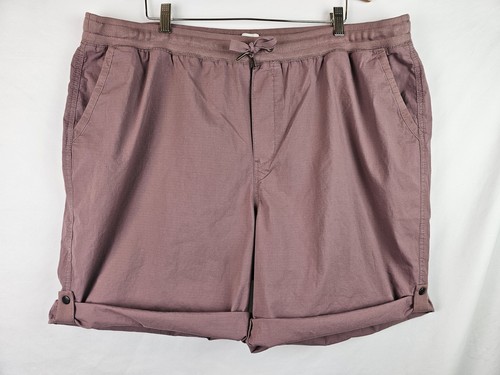 L.L. Bean Damen Shorts Übergröße 3X Rosa Ripstop Pull On Elastischer Bund Stretch - Bild 1 von 13