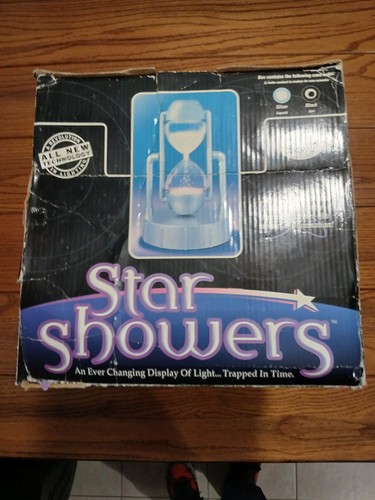 Vintage Can You Imagine HPI Star Showers Hourglass Plasma Lamp  - Picture 20 of 21