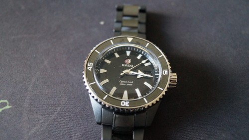 Rado Captain Cook R32129152 Ceramic 43mm Black Dial Automatic Watch date @3 - Picture 13 of 21
