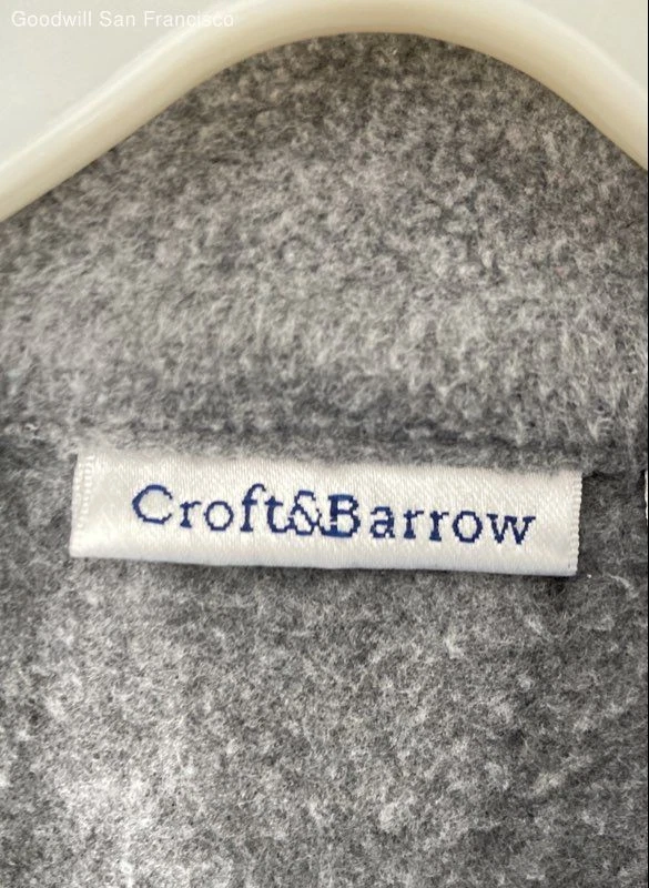 Croft & Barrow Jacket Size 2X Women Regular Gray Full Zip - Image 3 of 4