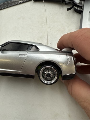 XMODS Radio Shack 2008 Silver Nissan GT-R R/C RACING CAR W/ Remote UNTESTED Read - Picture 13 of 17