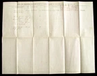 CIVIL WAR PRISONERS OF WAR CAMP ALEXANDRIA VIRGINIA POW PAROLE LETTER
