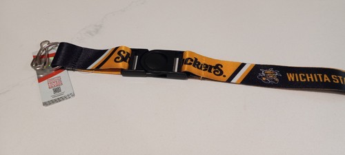 Wichita State University Shockers Lanyard Llavero Doble Cara Breakaway... - Imagen 1 de 4