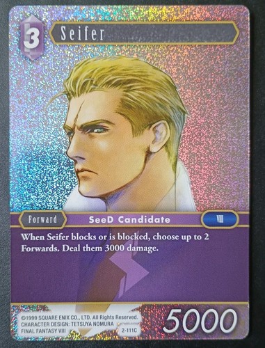 Final Fantasy TCG Opus 2 - Seifer 2-111C - Foil