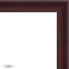 Panoramic Linear Brown Picture Frame - UV Acrylic, Backing, Hanging Hardware
