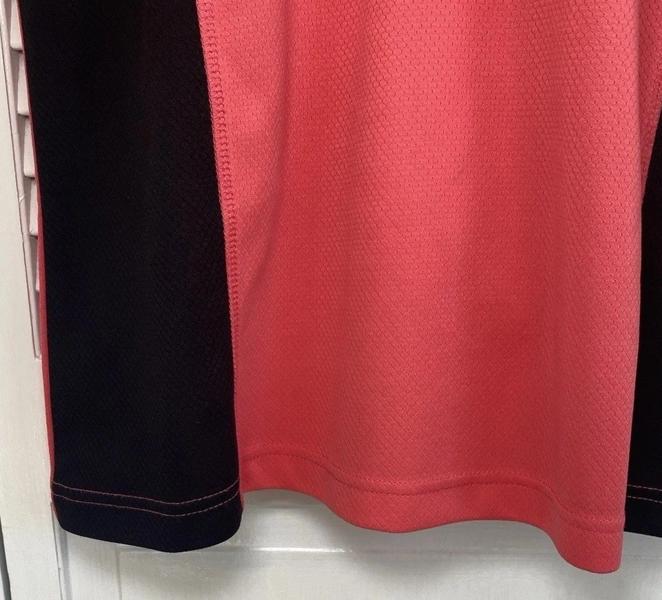 Camisa Polo Dailey Sports Talla Lg Para Mujer Negra Coral Golf Pelota Tenis Foto 4 de 4