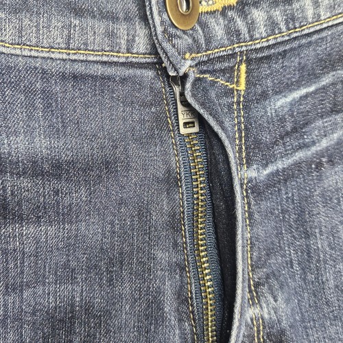 Paige Jeans Men's 38x31 Blue Lennox Denim Pants Dark Wash Denim Stretch Slim Fit - Picture 4 of 11