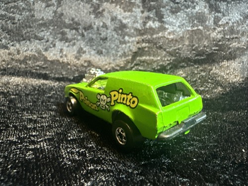Hot Wheels 1975 Poison Pinto verde con interni cromati BW Hong Kong LEGGI - Foto 5 di 10