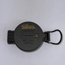 Silva Engineer Directional Hiking Camping Survival Compass W/ Folding Clasp Gray