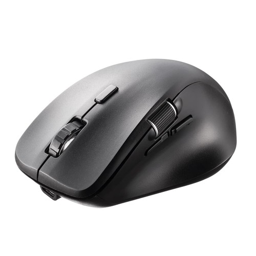 Bluetooth Mouse, Horizontal Scrolling, Rechargeable, Quiet, Black, 400-MABT191 - Picture 1 of 6