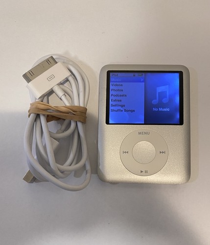 Apple iPod Nano 3. Generation Silber (4GB) LCD Problem - funktioniert super