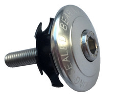 Chris King Headset Top Cap , Bolt & Star Nut for Treadless 1 Inch Steerer Silver