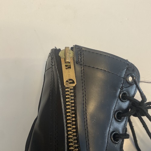 VTG 70s Combat Jump Tanker Boots Military Talon Side Zipper 8.5 USA Cap Toe - Picture 10 of 15