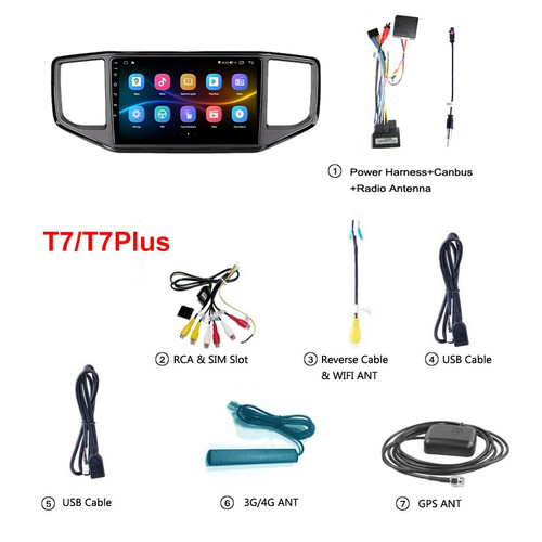 For Volkswagen Amarok 1 2016-2020 GPS Auto Car Radio Multimedia Carplay Android - Picture 8 of 32