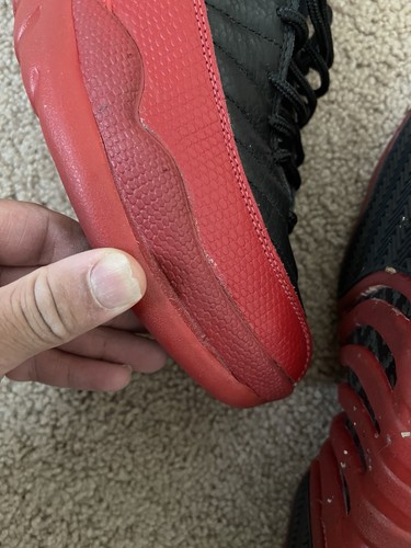Air Jordan 12 OG 1997 Flu Game Sneakers Size 9 - Picture 4 of 13