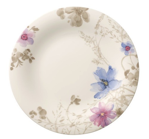 Villeroy & Boch Mariefleur Gris Basic 6er Set Gourmetteller, Platzteller D. 30cm - Bild 1 von 6