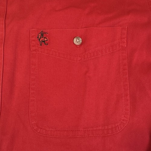 Wrangler PBR Button Shirt Men’s Medium Red Professional Bull Riders Brushpopper - Picture 3 of 13
