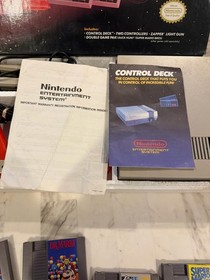 NES Action Set Console Nintendo Completo CIB Testato Super Mario Bros Duck Hunt