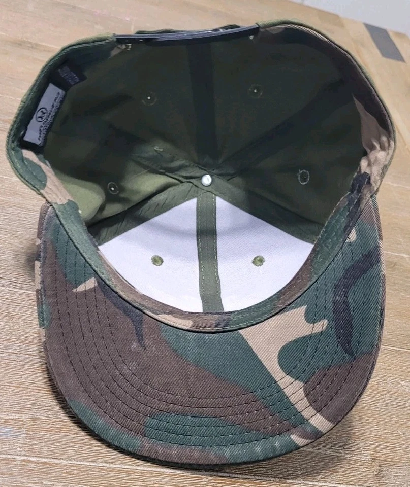 Gorra Ontario Reign verde camuflaje AHL hockey Snapback bandera de EE. UU. Foto 4 de 4