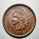1892  INDIAN CENT  CHOICE BU   #1986