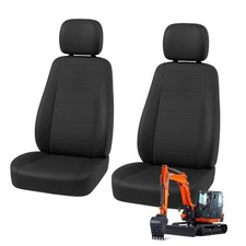 2PCS Truck Seat Covers Compatible with Kubota Excavator KX080, Heavy Duty