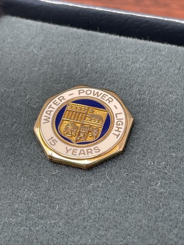 CALIFORNIA WATER POWER LIGHT Co. 1/10 10K 15 Years Service Award - Picture 5 of 6
