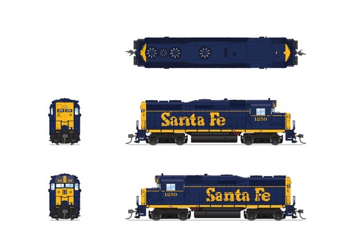 Broadway Limited 9131 HO GP30 ATSF #1263 Diesel DCC Sound Paragon4 New - Picture 4 of 4