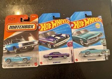 Hot Wheels / Matchbox 1960’s Muscle Car Lot Of 3 ~ Chevrolet, Dodge, Buick