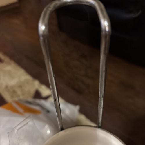 Pampered Chef Spoon Rest Ceramic Chrome Retired - Picture 4 of 8