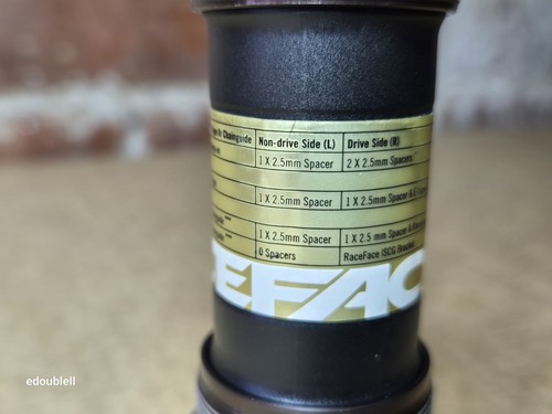Race Face X-Type Race DH Bottom Bracket For DH Freeride Mountain Bike MTB 83mm - Picture 9 of 14