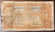 1941-48 10 Shillings Australia VG
