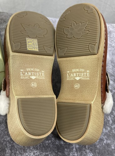 L’Artiste by Spring Step Kush Leather Clogs Women’s EU Size 40 US 10 - Picture 4 of 5