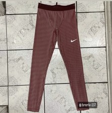 New Nike Pro Elite Official USA Racing Red Tights Men's Size XL AO8491-000